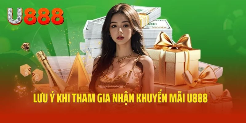 Lưu ý áp dụng cho hội viên khi tham gia khuyến mãi U888