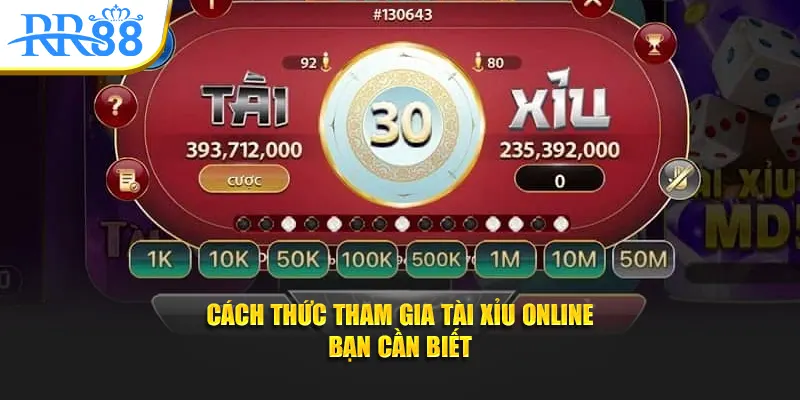 Cách thức tham gia tài xỉu online bạn cần biết